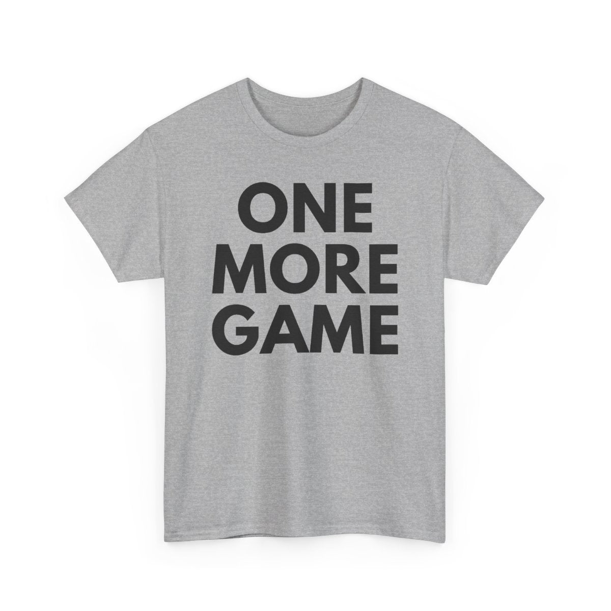 ONE MORE GAME - Tennis & Pickleball (Basic Tee)