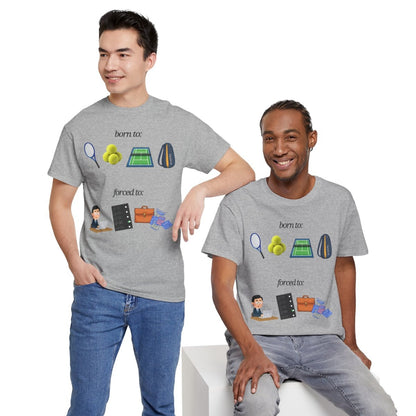 FORCED TO WORK - Tennis (Basic Tee)