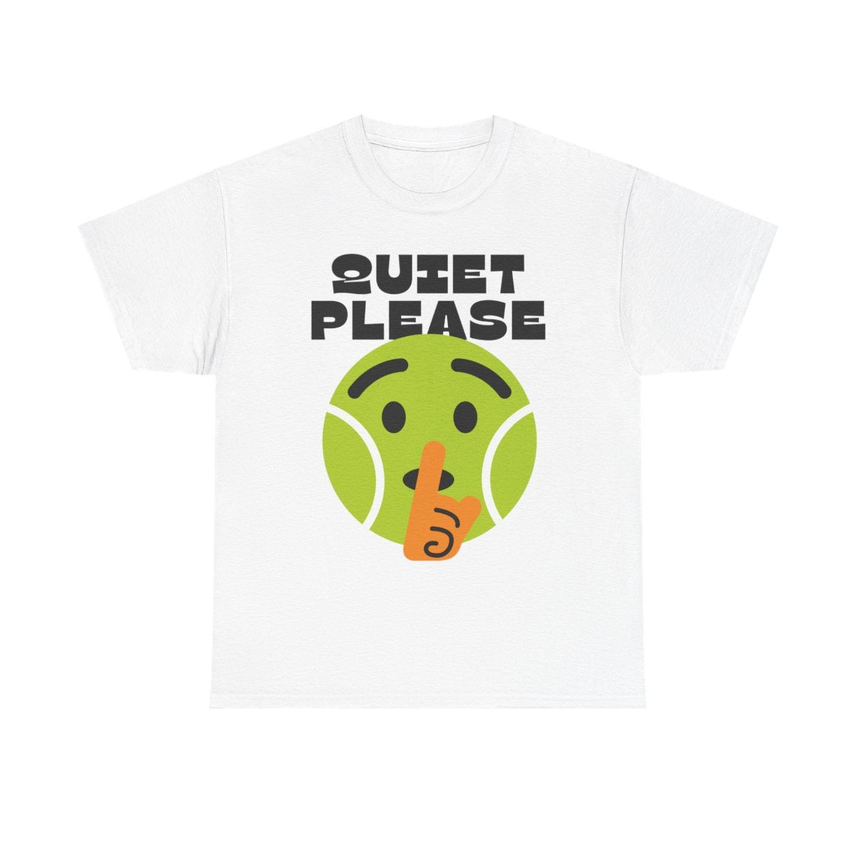 QUIET PLEASE - Tennis (Basic Tee)