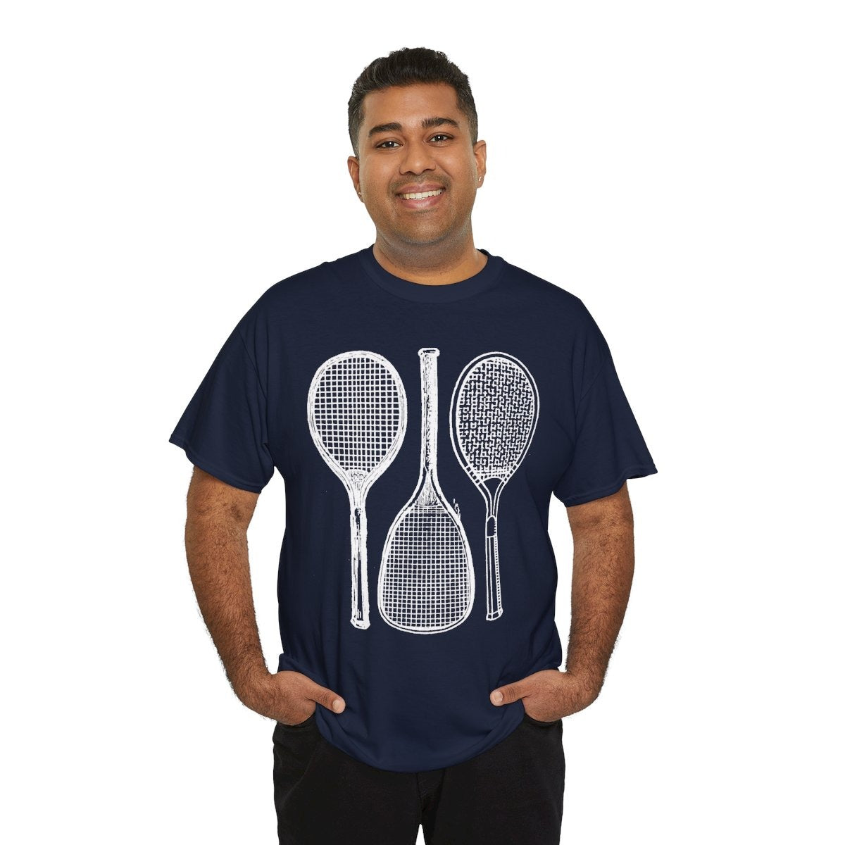 RETRO RACQUET - Tennis (Basic Tee)