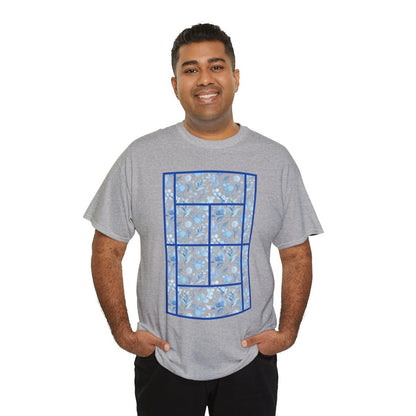 TENNIS FLORAL 2 - Tennis (Basic Tee)