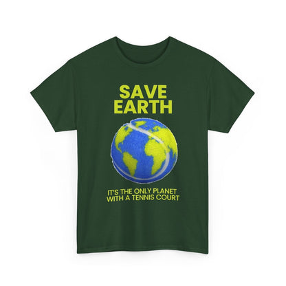 SAVE EARTH - Tennis (Basic Tee)