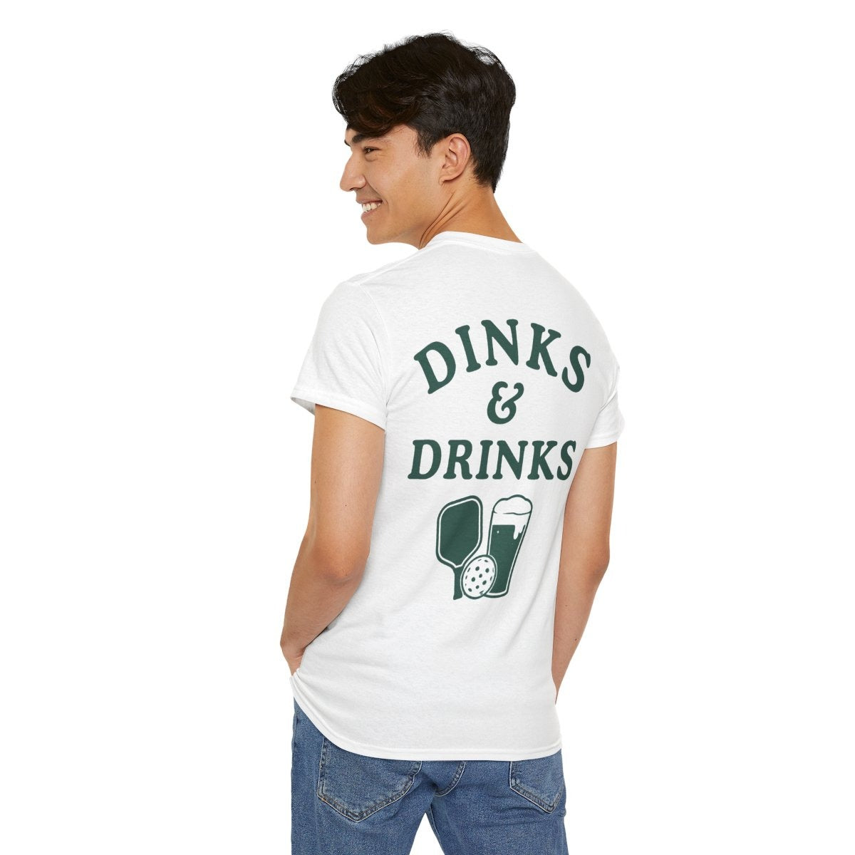 DINKS & DRINKS - Pickleball (Basic Tee)