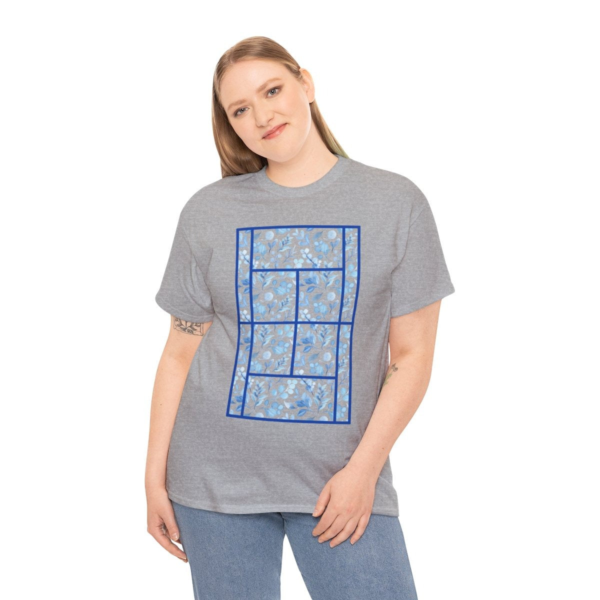 TENNIS FLORAL 2 - Tennis (Basic Tee)