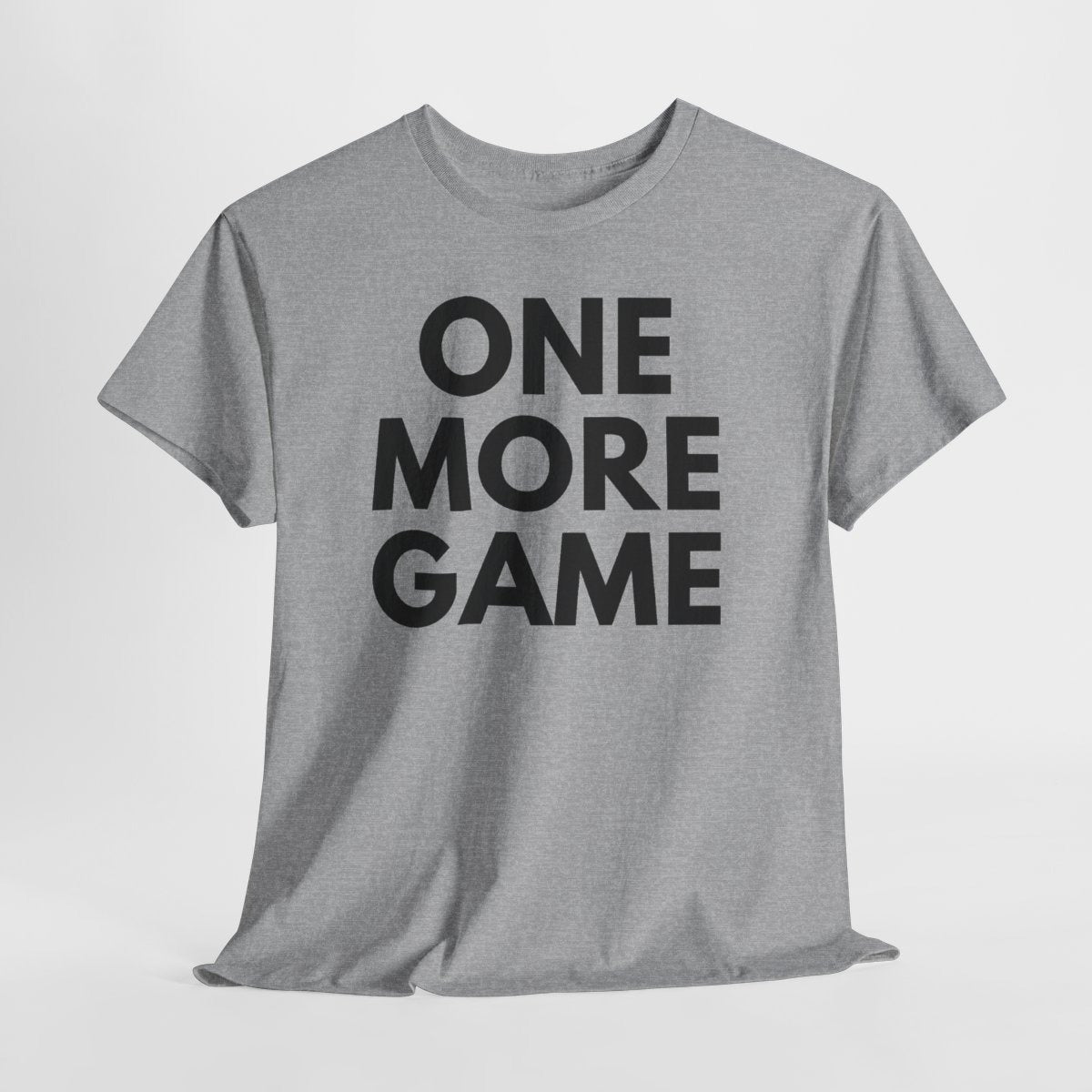 ONE MORE GAME - Tennis & Pickleball (Basic Tee)