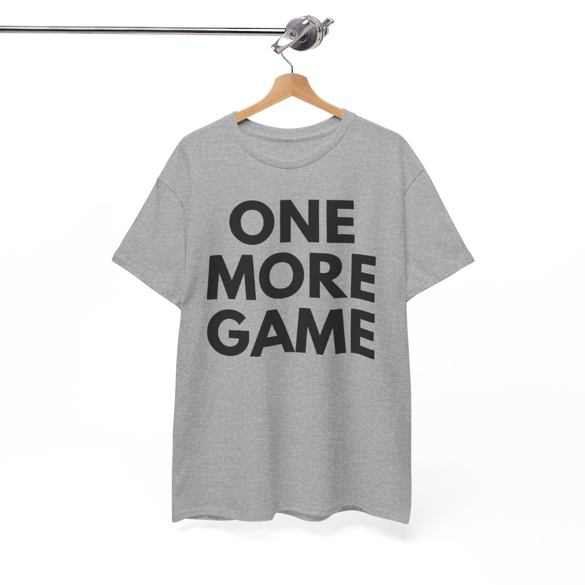 ONE MORE GAME - Tennis & Pickleball (Basic Tee)
