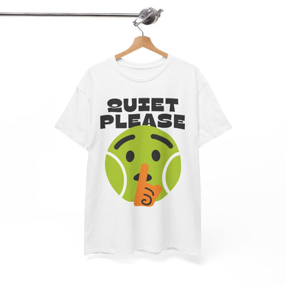 QUIET PLEASE - Tennis (Basic Tee)