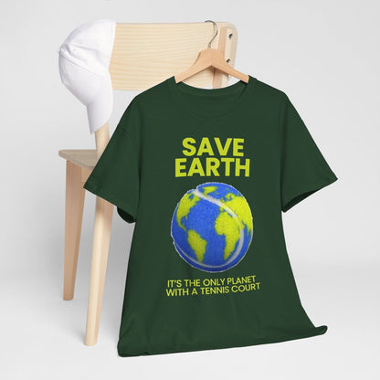 SAVE EARTH - Tennis (Basic Tee)