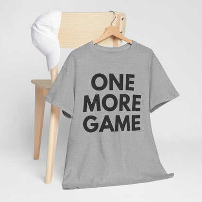 ONE MORE GAME - Tennis & Pickleball (Basic Tee)