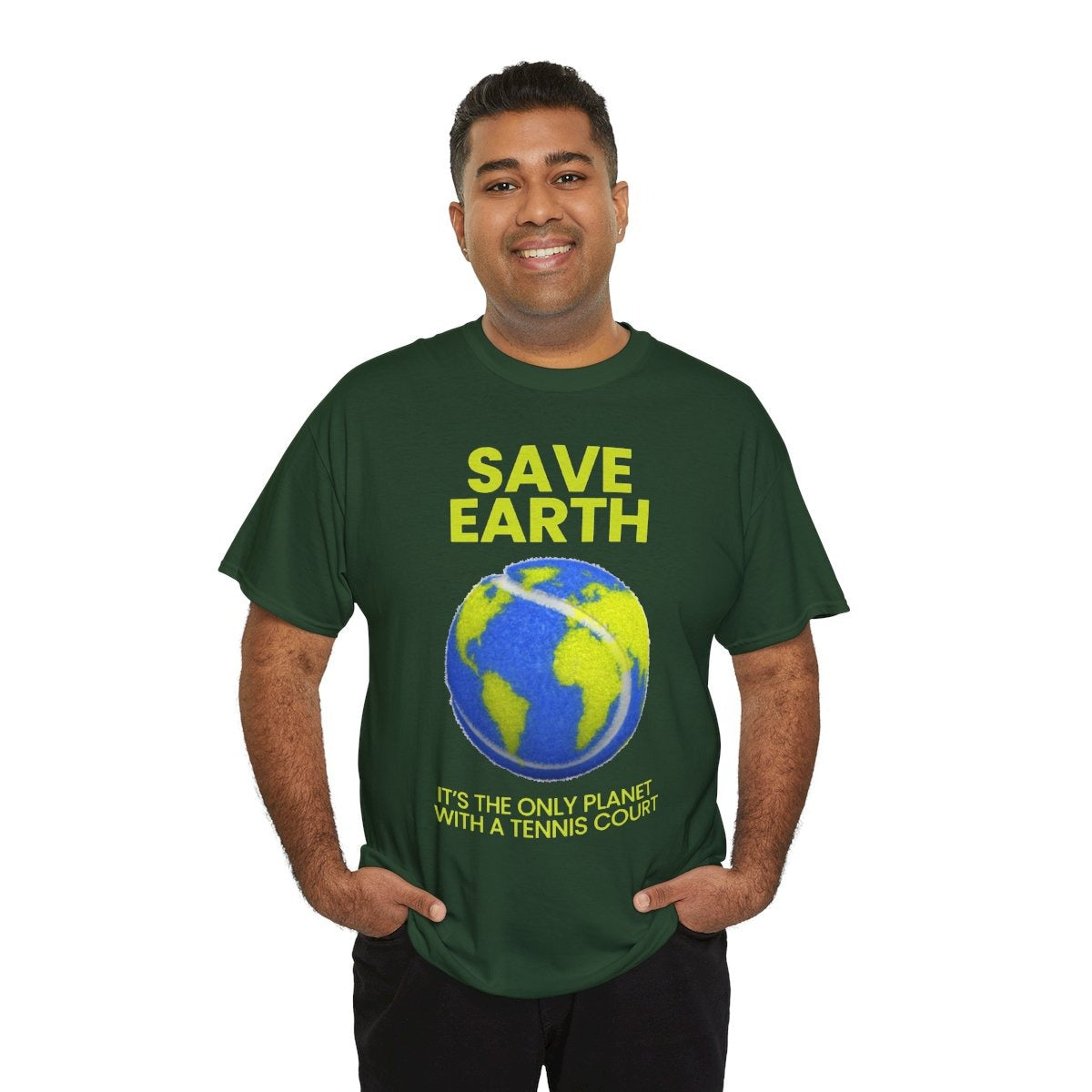 SAVE EARTH - Tennis (Basic Tee)
