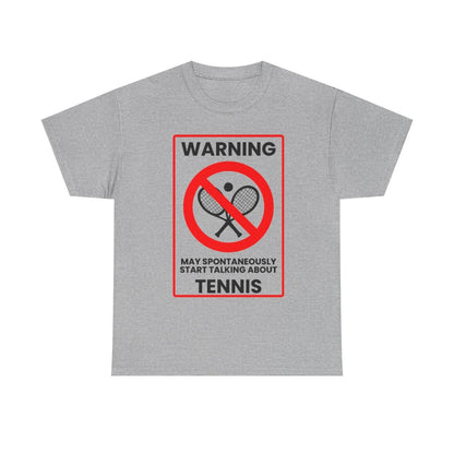 WARNING TENNIS - Tennis (Basic Tee)