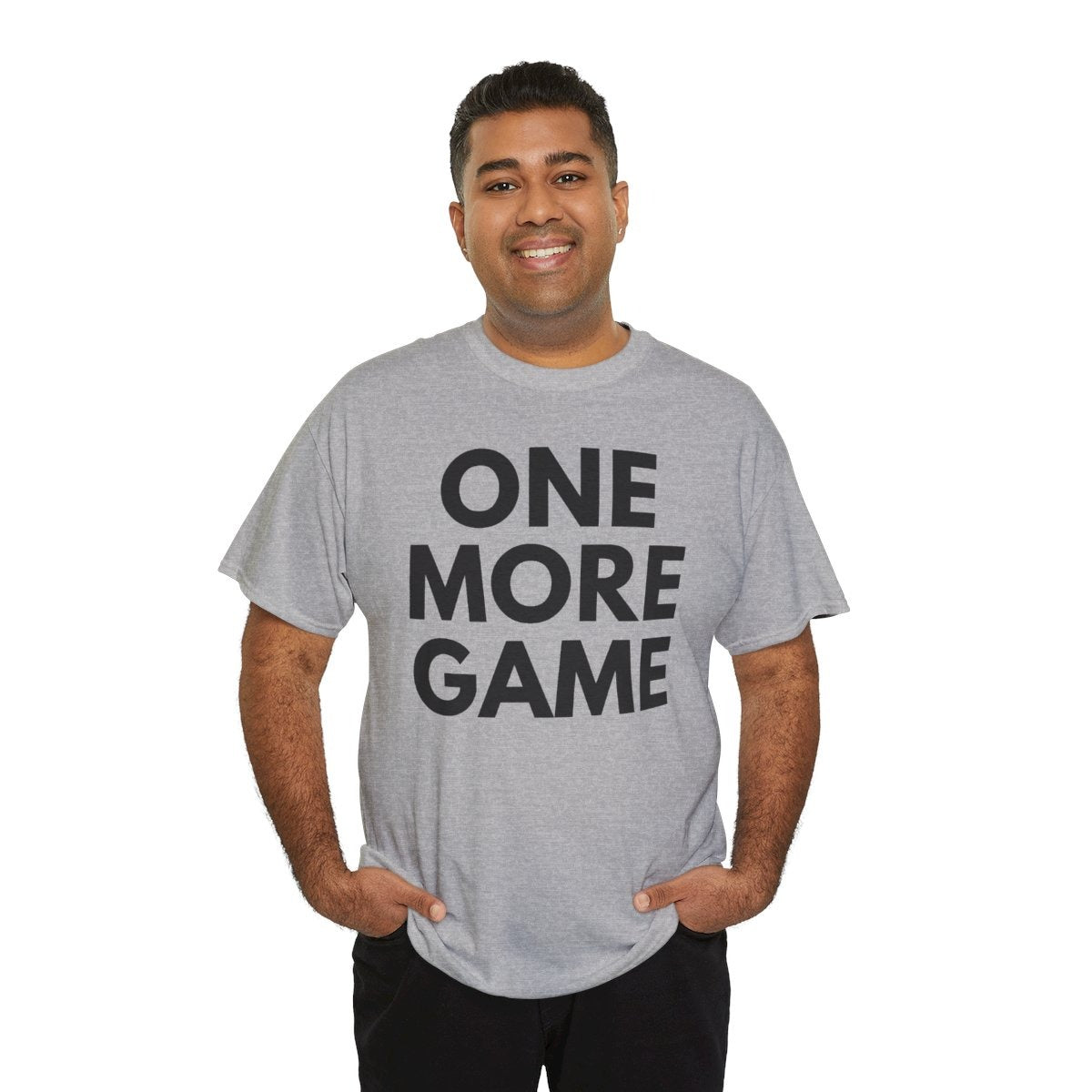 ONE MORE GAME - Tennis & Pickleball (Basic Tee)