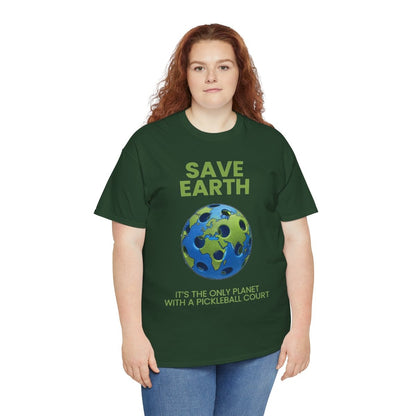 SAVE EARTH - Pickleball (Basic Tee)