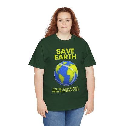 SAVE EARTH - Tennis (Basic Tee)