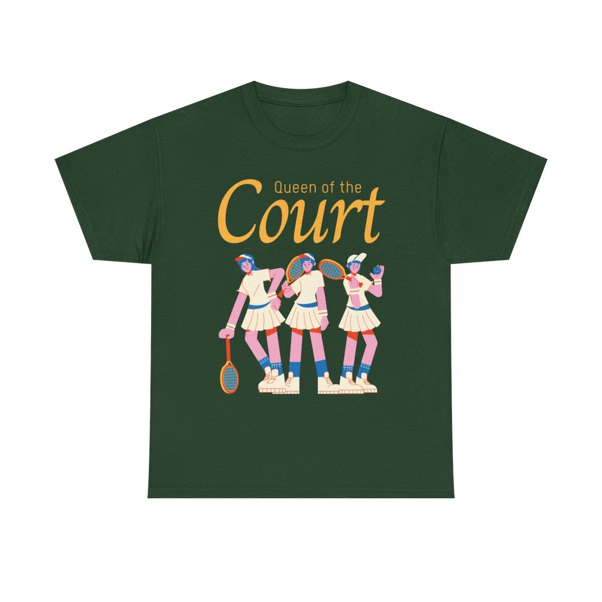 COURT QUEEN 1 - Tennis Basic Tee