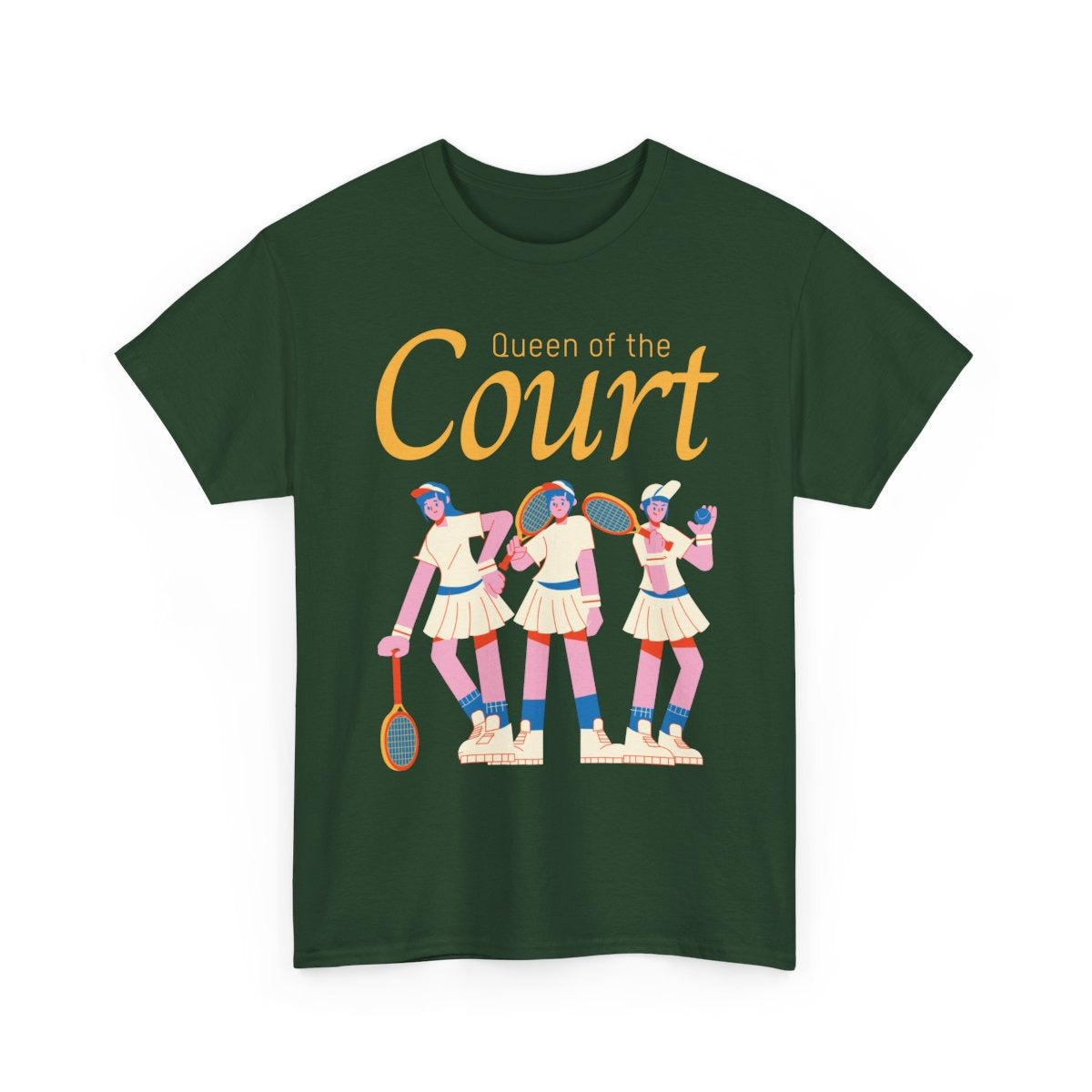 COURT QUEEN 1 - Tennis Basic Tee