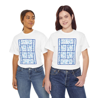 TENNIS FLORAL 2 - Tennis (Basic Tee)