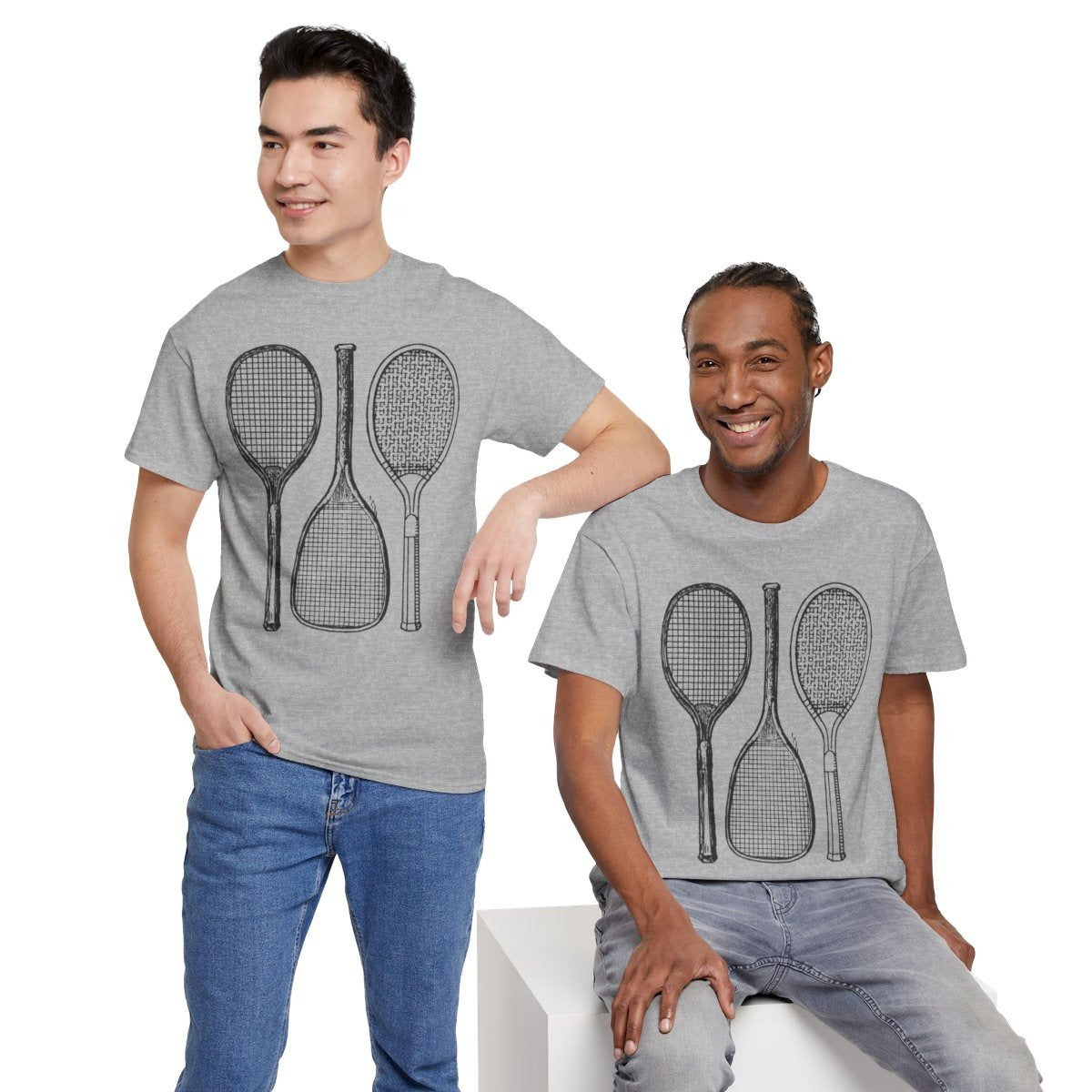 RETRO RACQUET - Tennis (Basic Tee)