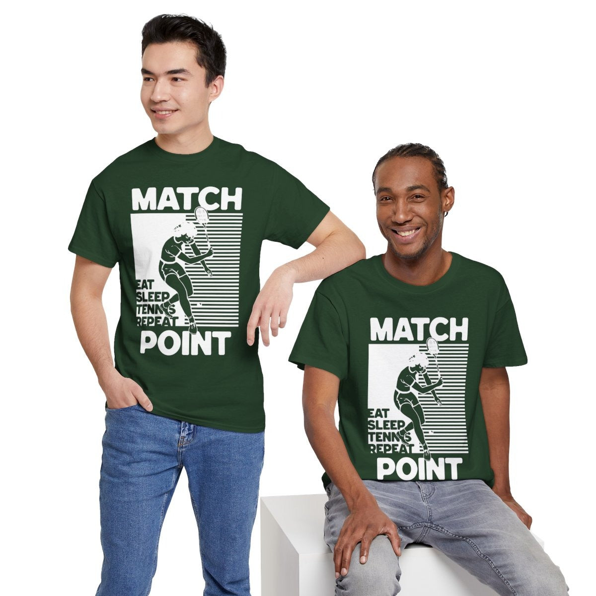 MATCH POINT 6 - Tennis Basic Tee