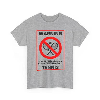 WARNING TENNIS - Tennis (Basic Tee)
