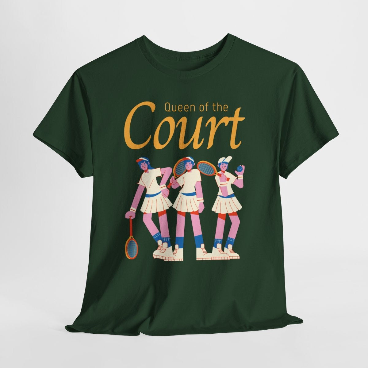 COURT QUEEN 1 - Tennis Basic Tee