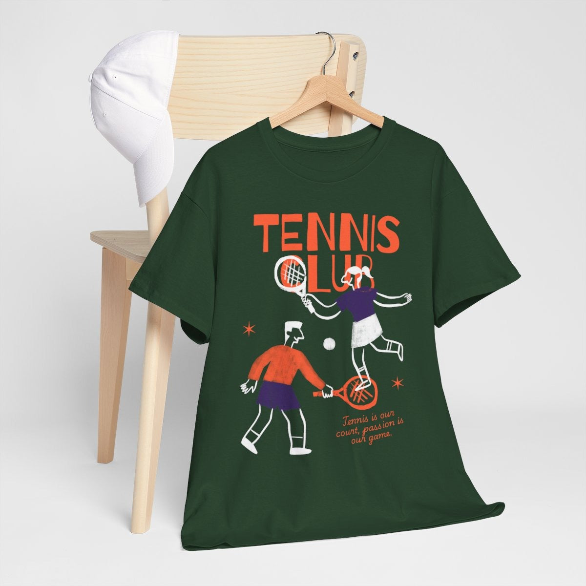 TENNIS CLUB 4 - Tennis Basic Tee