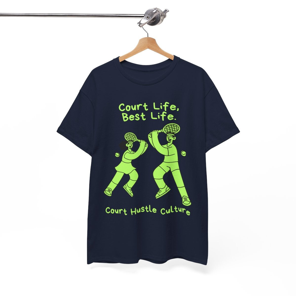 COURT HUSTLE - Tennis Basic Tee