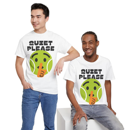 QUIET PLEASE - Tennis (Basic Tee)