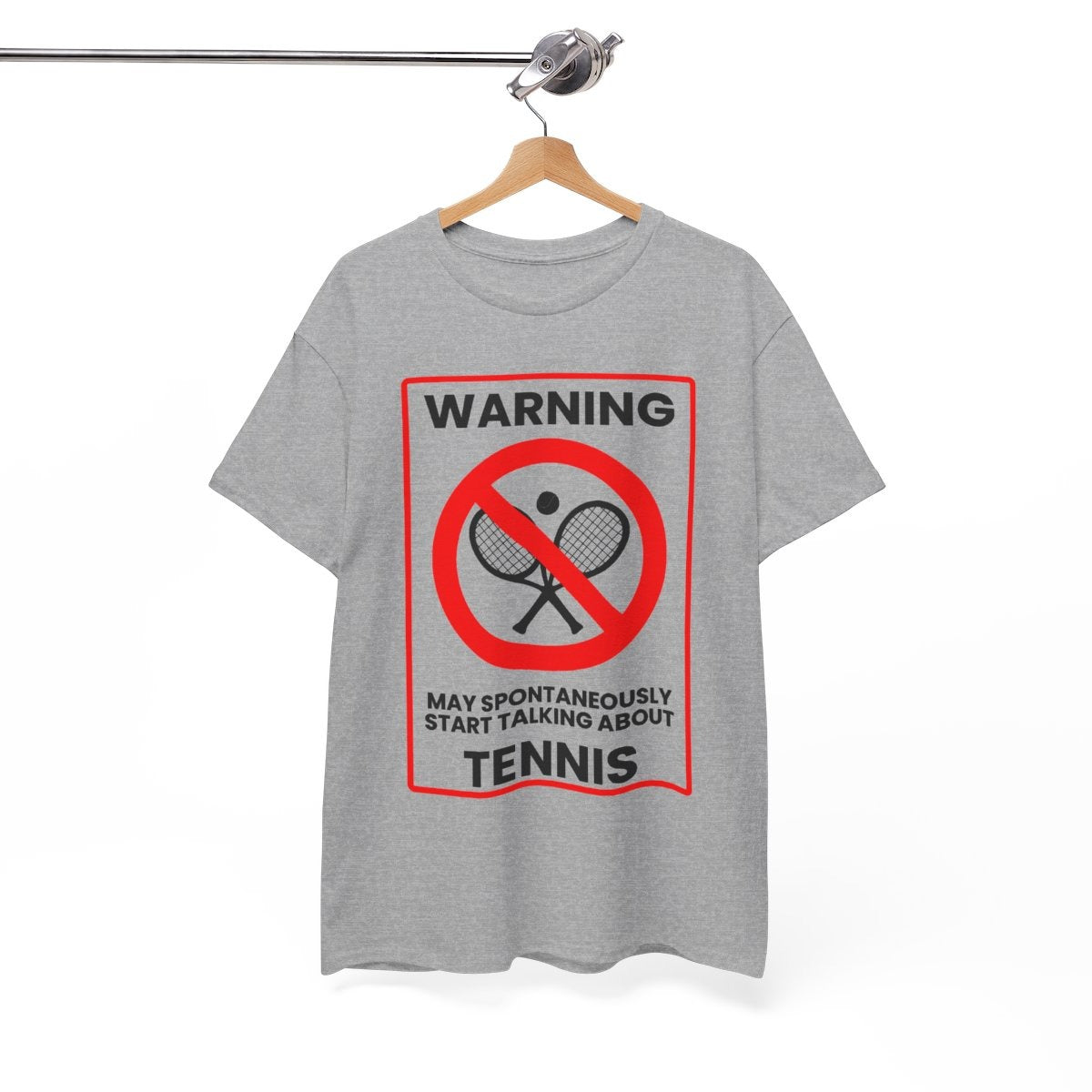 WARNING TENNIS - Tennis (Basic Tee)