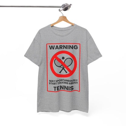 WARNING TENNIS - Tennis (Basic Tee)