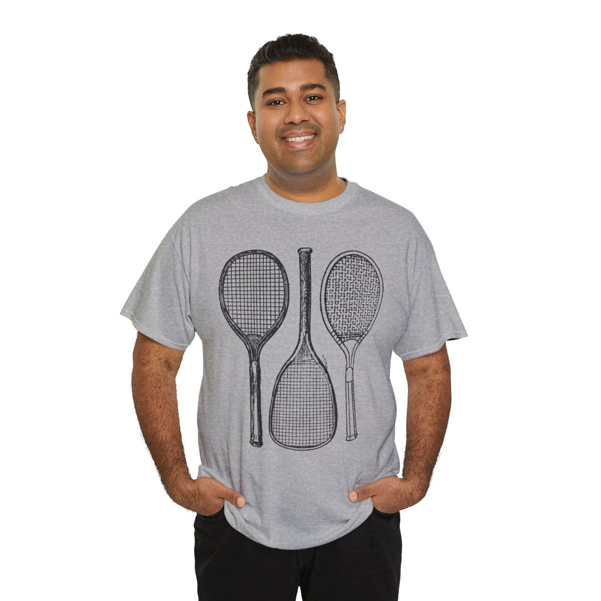 RETRO RACQUET - Tennis (Basic Tee)