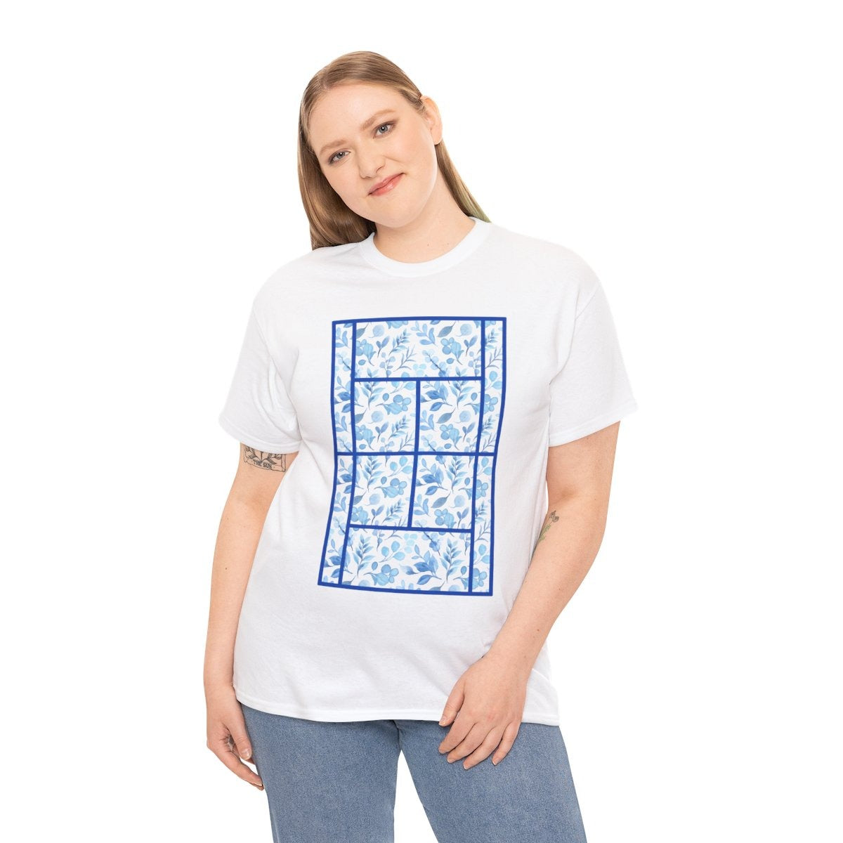 TENNIS FLORAL 2 - Tennis (Basic Tee)