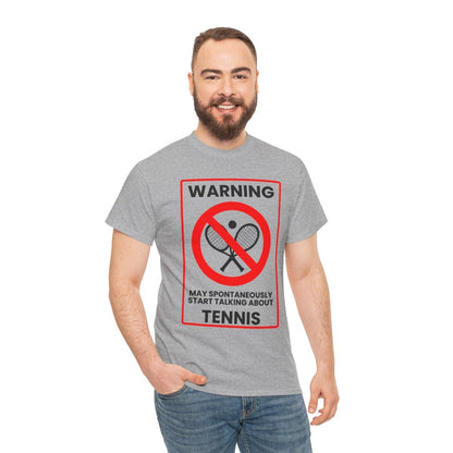 WARNING TENNIS - Tennis (Basic Tee)