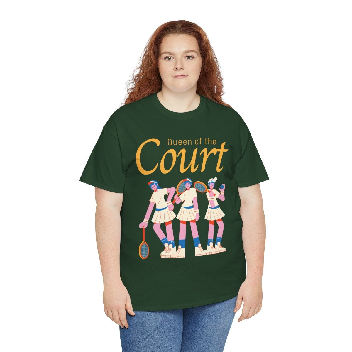 COURT QUEEN 1 - Tennis Basic Tee