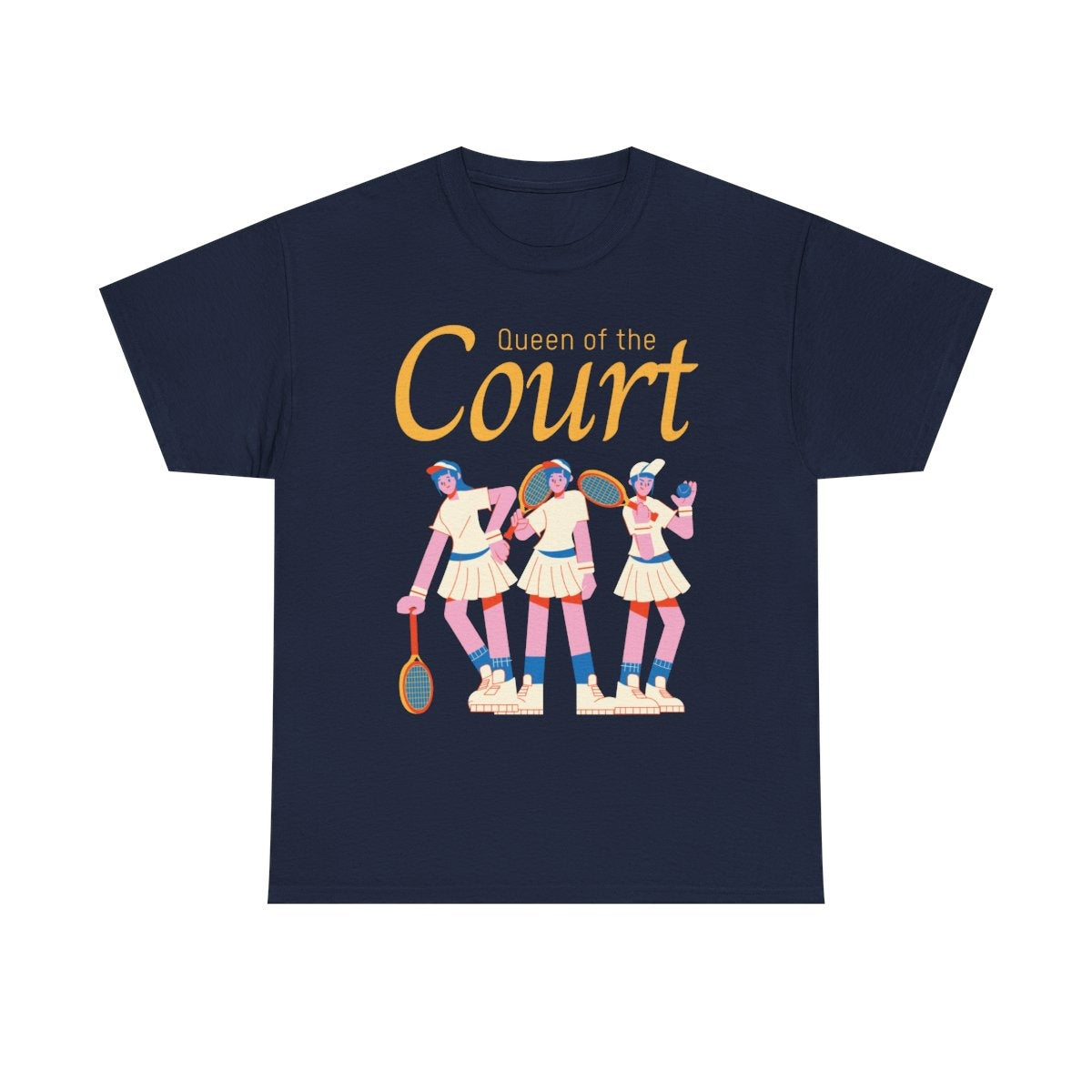 COURT QUEEN 1 - Tennis Basic Tee