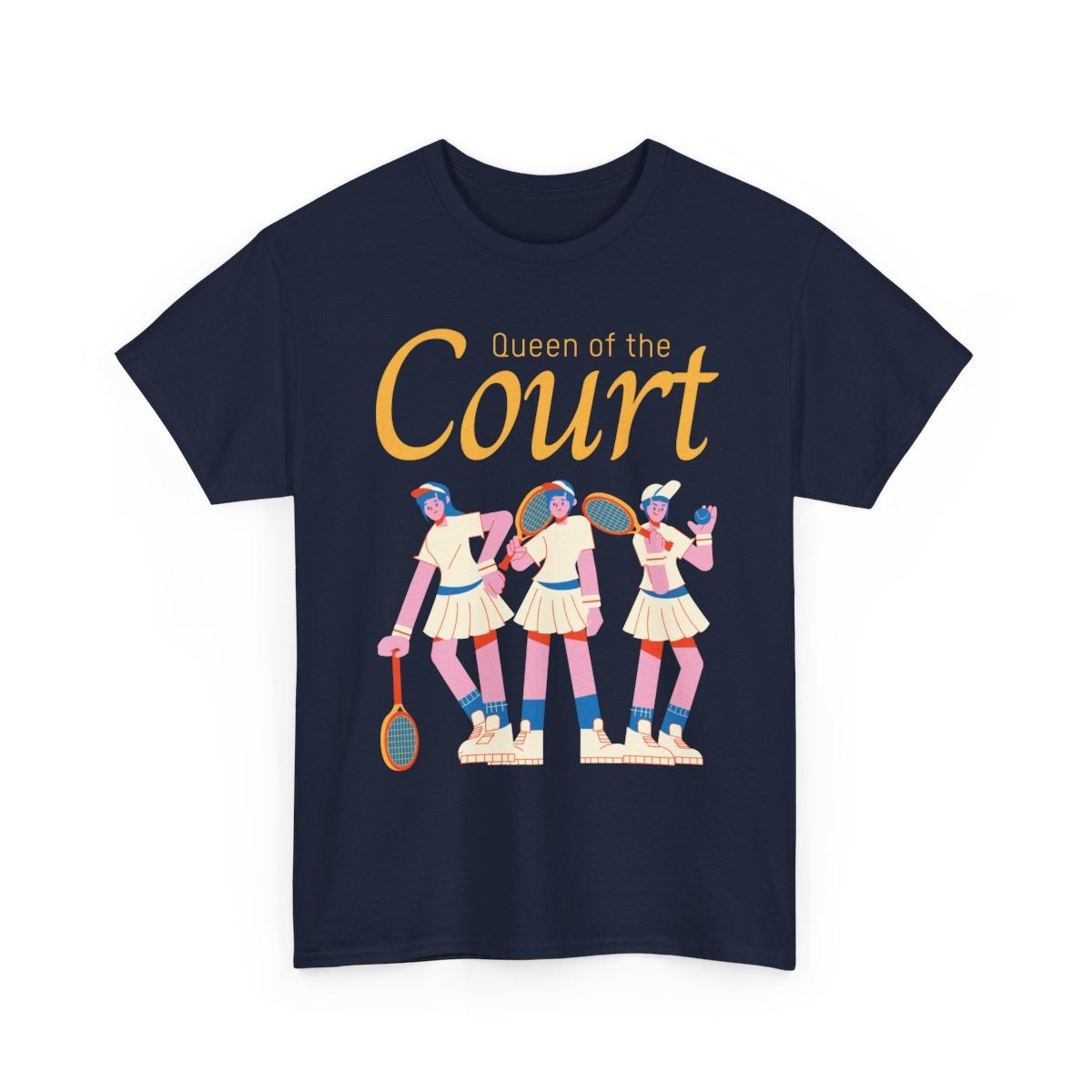 COURT QUEEN 1 - Tennis Basic Tee