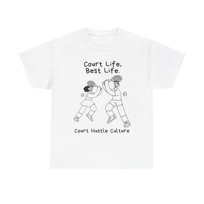 COURT HUSTLE - Tennis Basic Tee