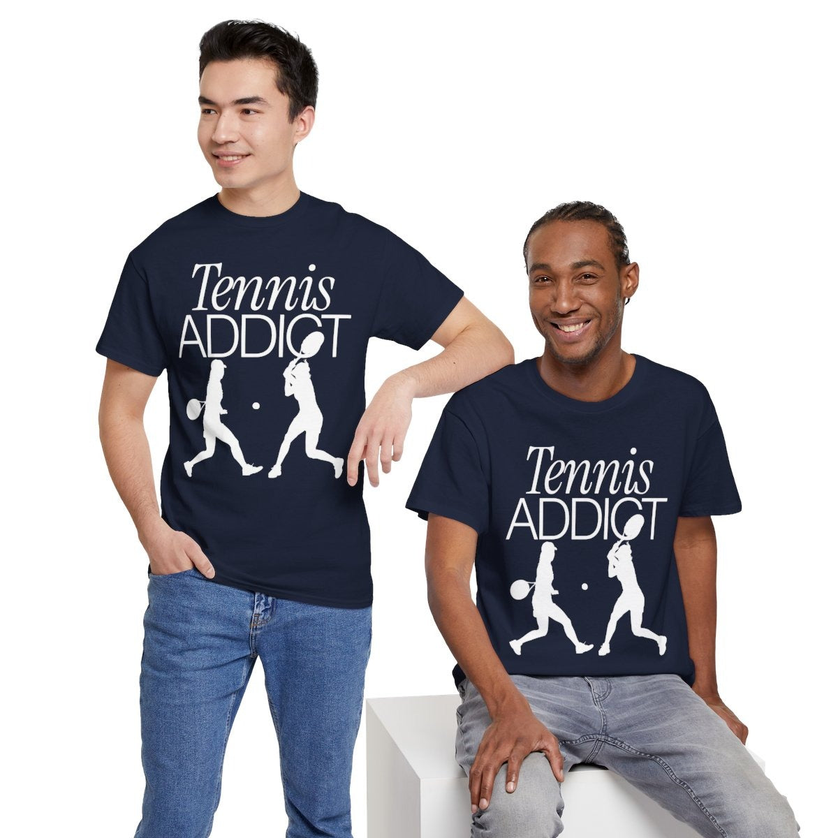 TENNIS ADDICT 3 - Tennis Basic Tee