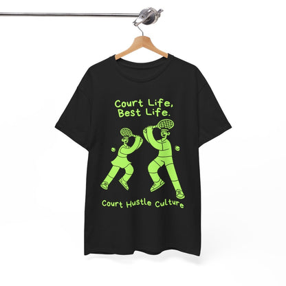 COURT HUSTLE - Tennis Basic Tee