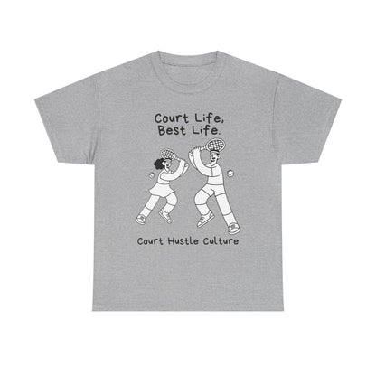 COURT HUSTLE - Tennis Basic Tee