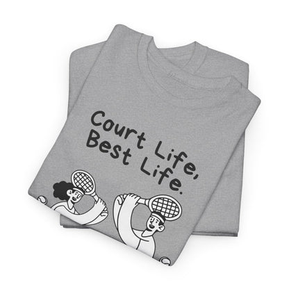 COURT HUSTLE - Tennis Basic Tee