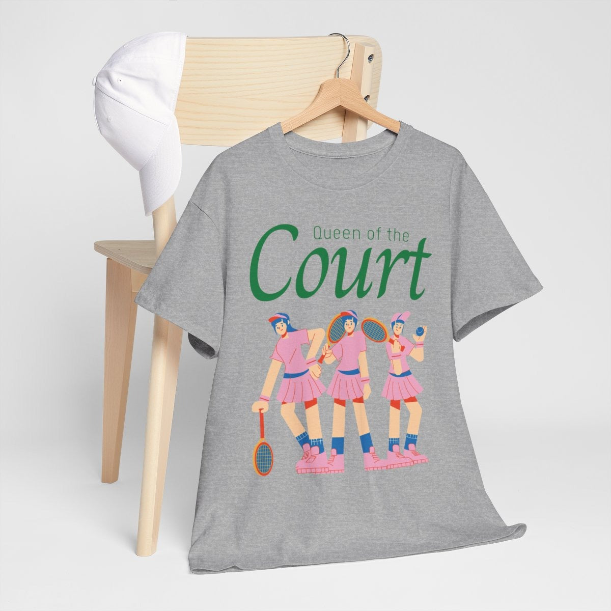 COURT QUEEN 1 - Tennis Basic Tee