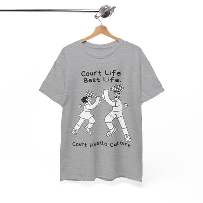 COURT HUSTLE - Tennis Basic Tee
