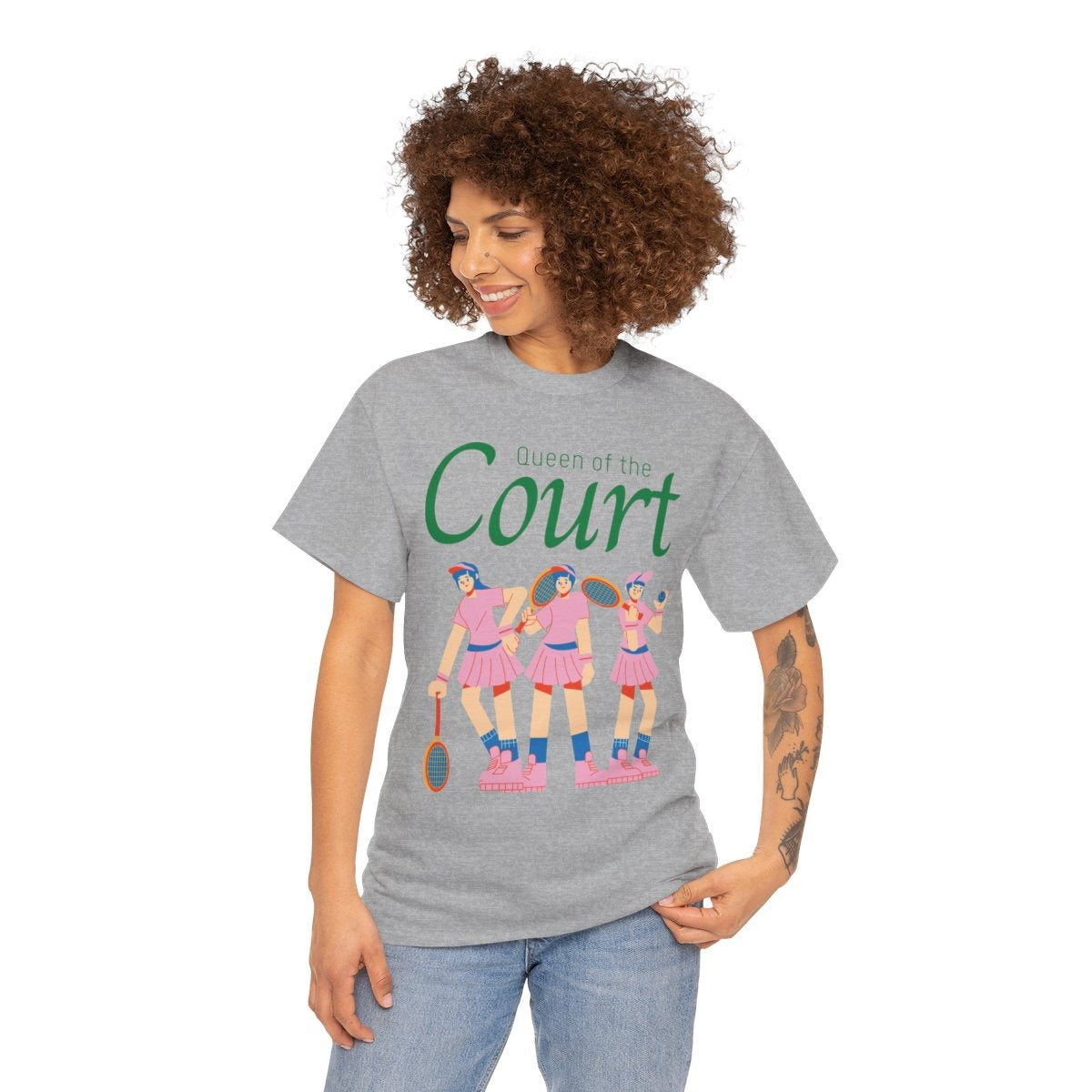 COURT QUEEN 1 - Tennis Basic Tee