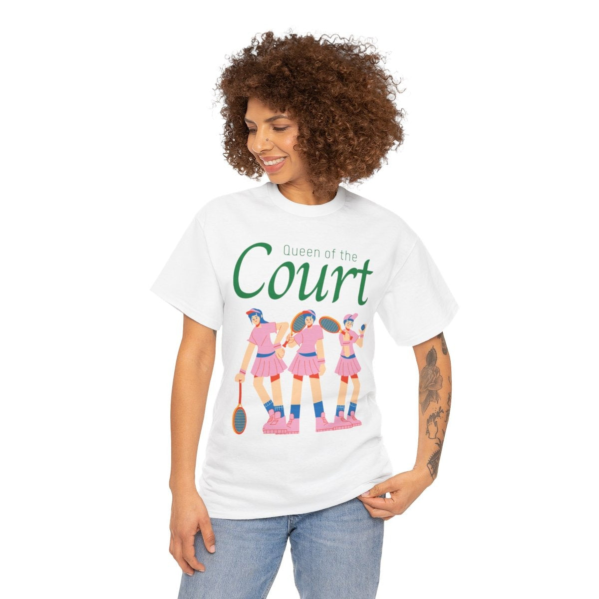 COURT QUEEN 1 - Tennis Basic Tee
