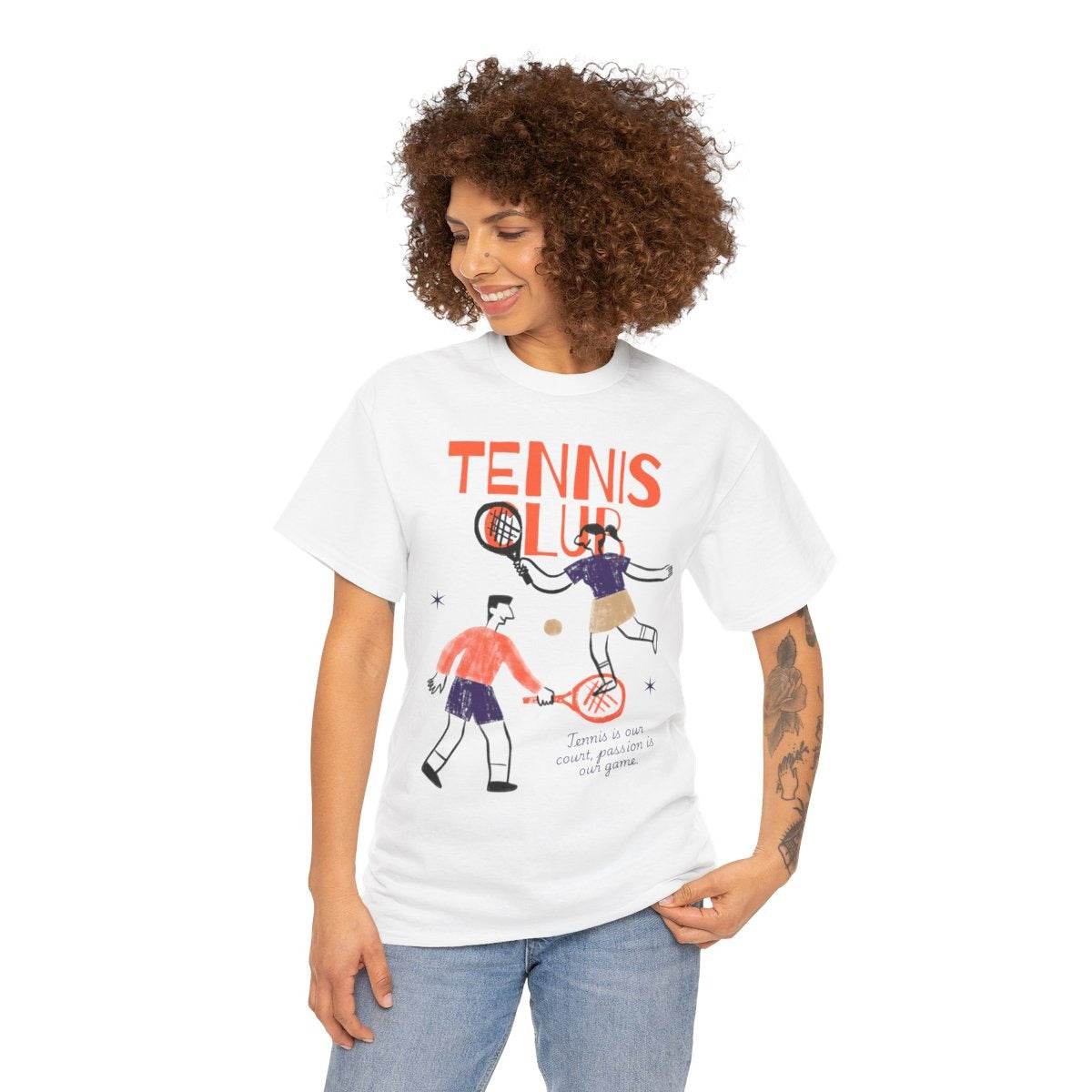 TENNIS CLUB 4 - Tennis Basic Tee