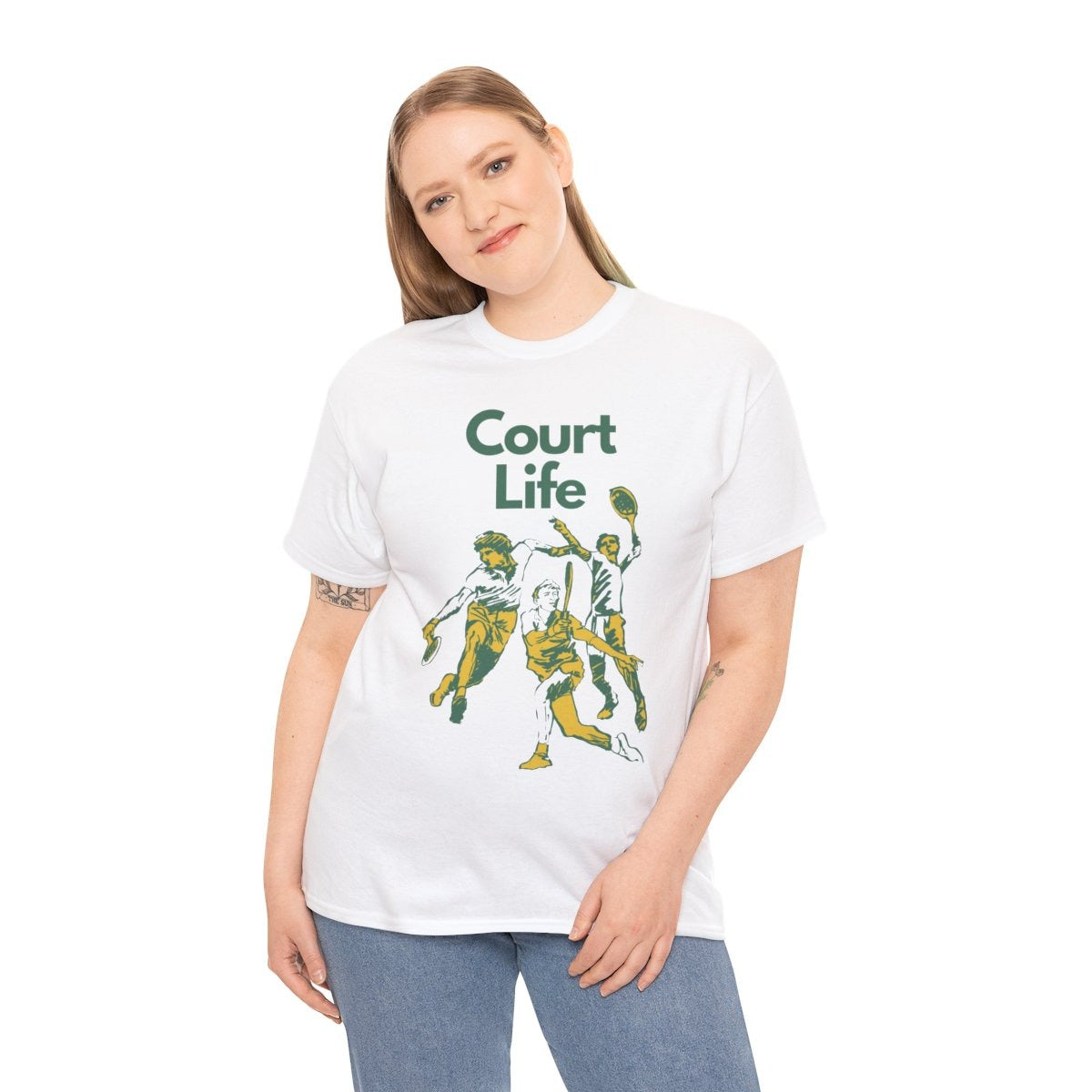 COURT LIFE - Tennis Basic Tee