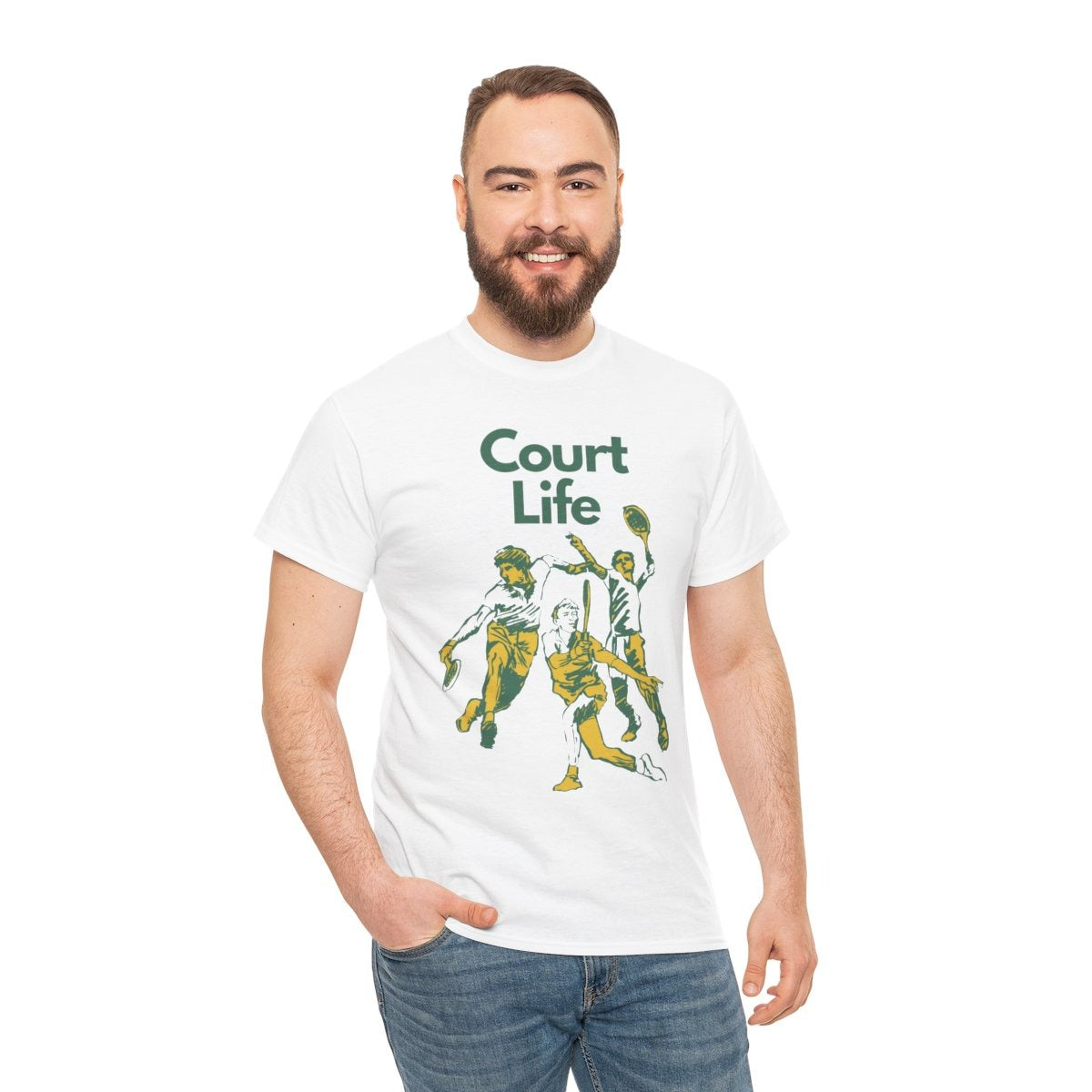 COURT LIFE - Tennis Basic Tee