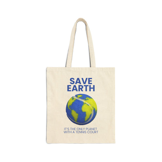 SAVE EARTH - Tennis (Tote Bag)