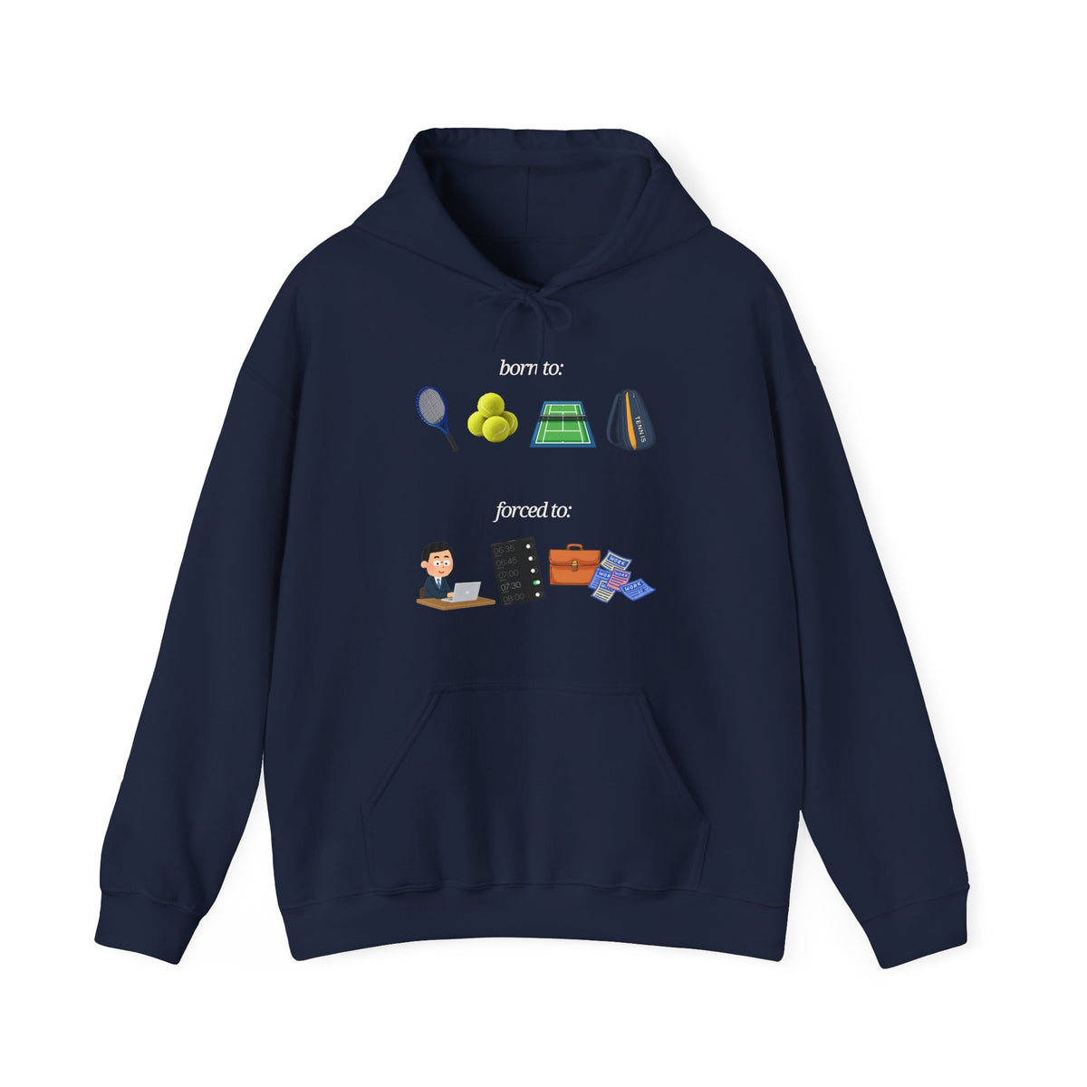 FORCED TO WORK - Tennis (Hoodie)